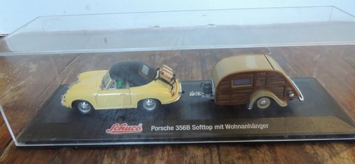 Cabriolet porsche 356 - 356, jaune